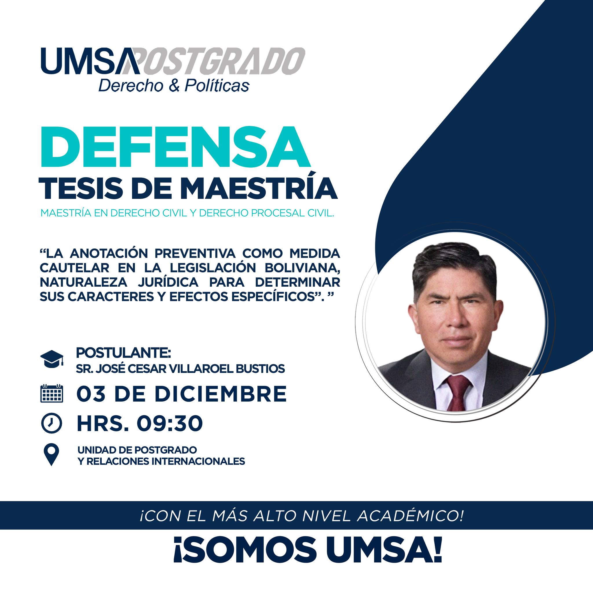 defensa de tesis maestria Villarroel